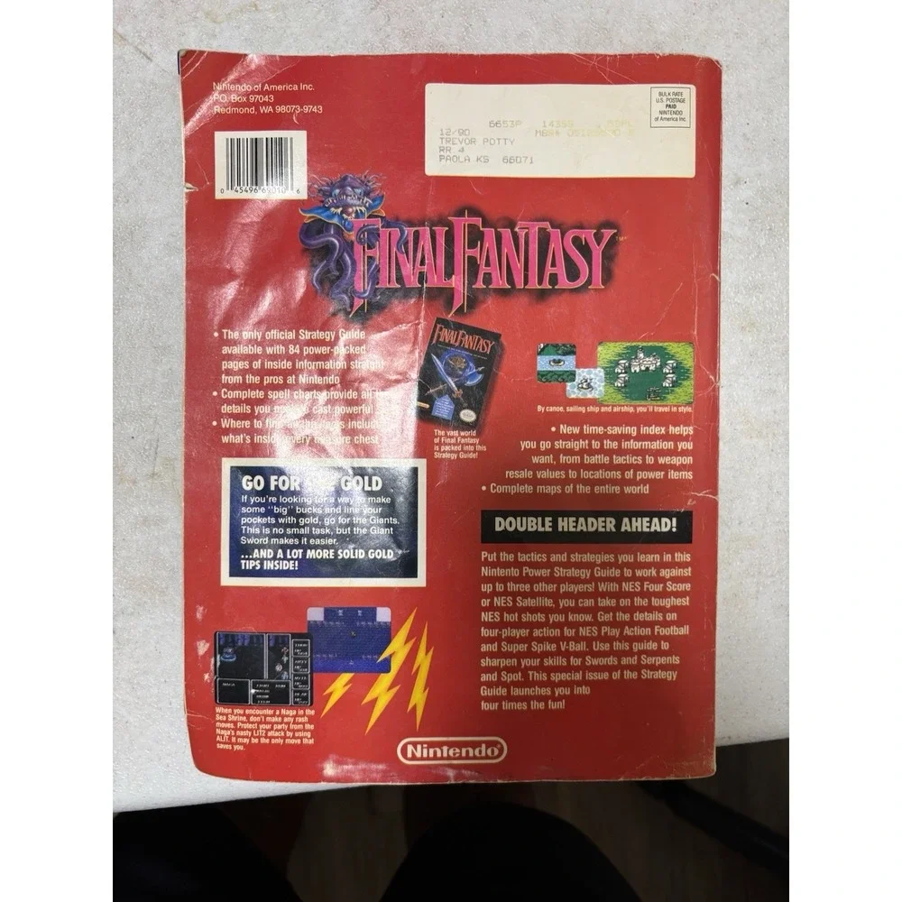 Final Fantasy Nintendo Power Strategy Guide #17